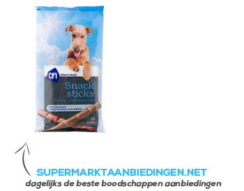 AH Snacksticks mix aanbieding