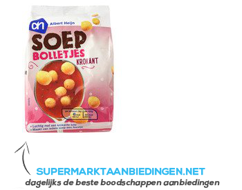 AH Soepbolletjes krokant aanbieding