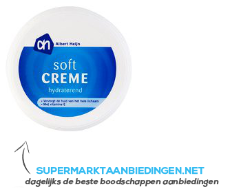 AH Soft crème aanbieding