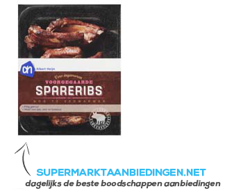 AH Spareribs aanbieding