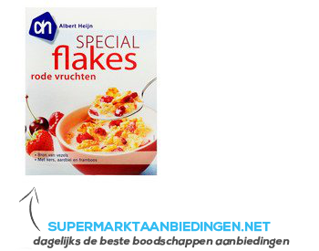 AH Special flakes rode vruchten aanbieding