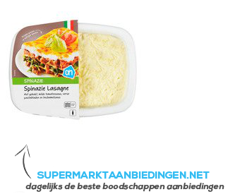 AH Spinazie lasagne aanbieding