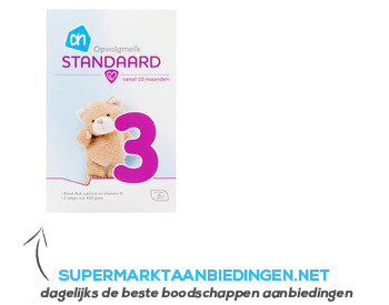 AH Standaard 3 groeimelk aanbieding