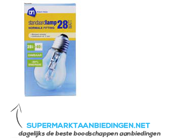 AH Standaardlamp helder 28W grote fitting aanbieding