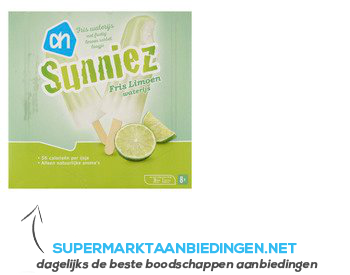 AH Sunniez limoen munt aanbieding