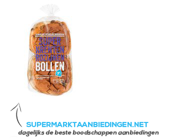 AH Super krentenbollen aanbieding