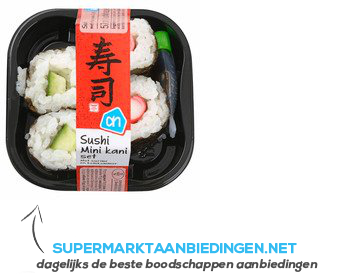 AH Sushi mini kani set aanbieding