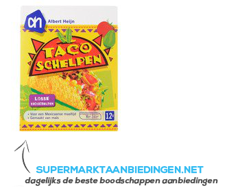 AH Taco schelpen aanbieding