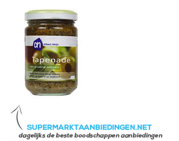 AH Tapenade van groene olijven aanbieding