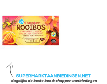 AH Thee 4 smaken rooibos aanbieding