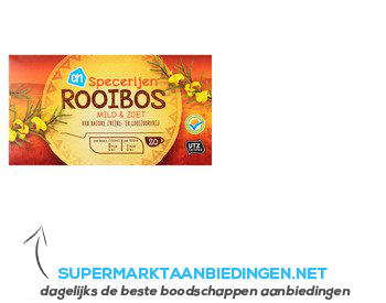 AH Thee specerijen-rooibos mild & zoet aanbieding