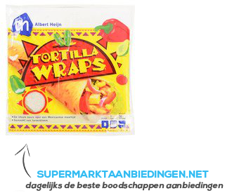 AH Tortilla wraps aanbieding