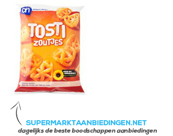 AH Tosti zoutjes ham/ kaas aanbieding