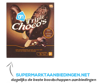 AH Triple choco layer aanbieding