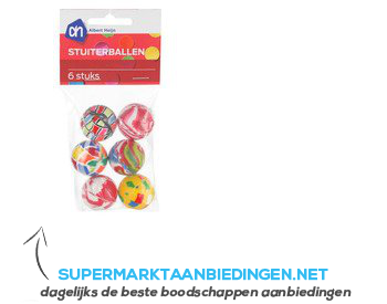 AH Uitdeelcadeau stuiterballen aanbieding