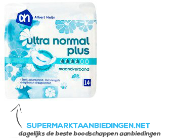 AH Ultra normaal plus aanbieding