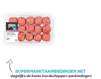 AH Varkens / runderballetjes aanbieding