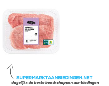 AH Varkensschnitzel aanbieding