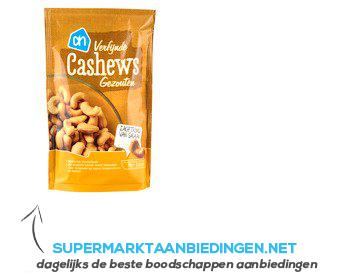AH Verfijnde cashews gezouten aanbieding
