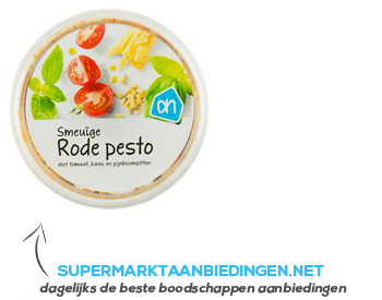 AH Verse pesto rood aanbieding