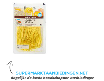 AH Verse spaghetti all’uovo aanbieding