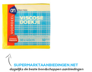 AH Viscosedoekjes aanbieding