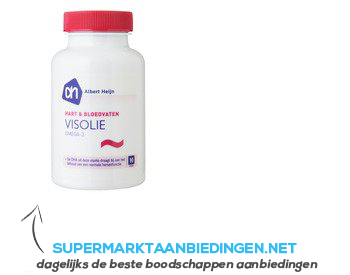 AH Visolie omega 3 vetzuren aanbieding