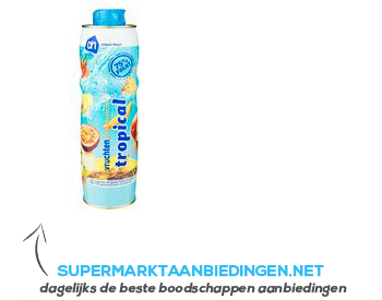 AH Vruchtenlimonade tropical aanbieding