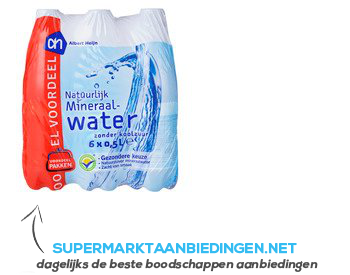 AH Water koolzuurvrij aanbieding