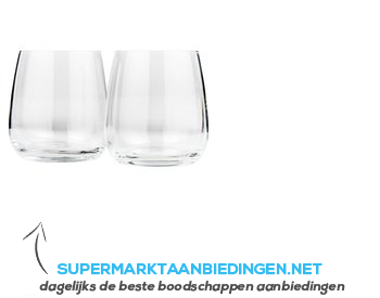 AH Waterglas kristal aanbieding