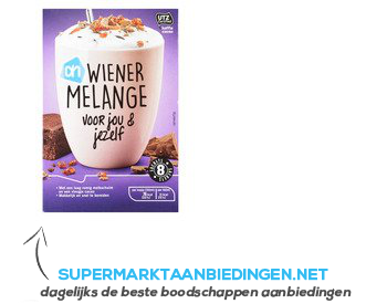 AH Wiener melange portie pak UTZ aanbieding