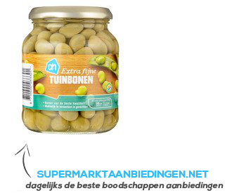 AH Witte tuinboontjes extra fijn aanbieding