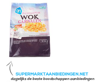 AH Wok garnalen curry aanbieding