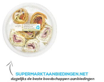 AH Wraphapje mozzarella-tom. geitenkaas&ham aanbieding