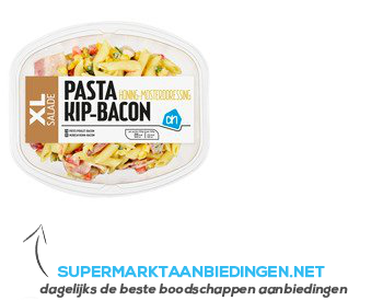 AH XL salade pasta kip-bacon aanbieding