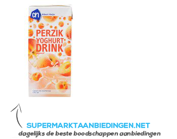 AH Yoghurtdrink perzik aanbieding