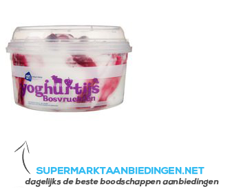 AH Yoghurtijs bosvruchten aanbieding