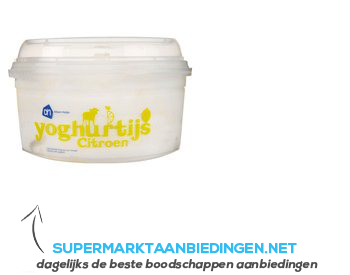 AH Yoghurtijs lemon aanbieding