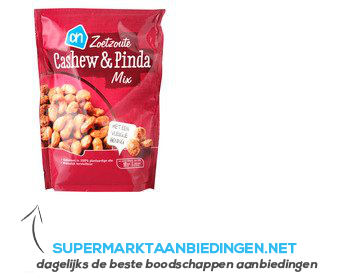 AH Zoetzoute cashews en pinda's aanbieding