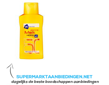 AH Zonnemelk factor 50 aanbieding