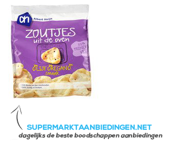 AH Zoutjes uit de oven olijf-oregano aanbieding