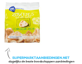 AH Zoutjes uit de oven sour cream-onion aanbieding