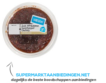 AH Zuid Afrikaanse sweetpepper chutney aanbieding