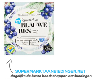 AH Zwarte thee blauwe bes aanbieding