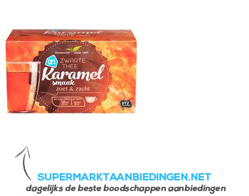 AH Zwarte thee karamel zoet & zacht