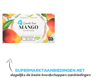 AH Zwarte thee mango zoet & fruitig aanbieding