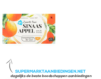 AH Zwarte thee sinaasappel zoet & fruitig aanbieding