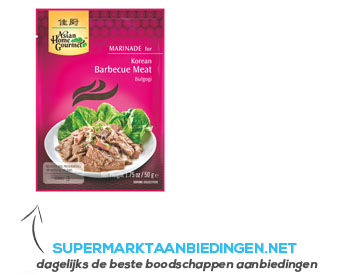 AHG Korean barbecue meat bulgogi aanbieding