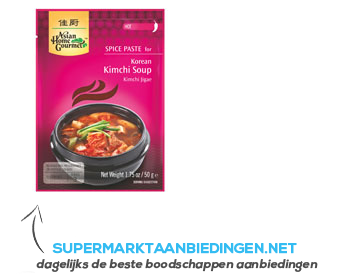 AHG Spice paste Korean kimchi soep aanbieding