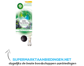 Airwick Life scents geurstokjes verfrissend woud aanbieding